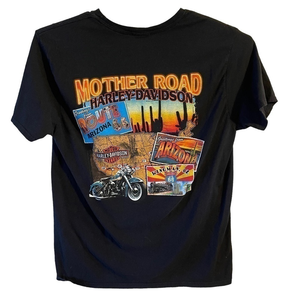 Harley-Davidson women’s graphic tee 2019 Kingman Arizona Mother Road size large